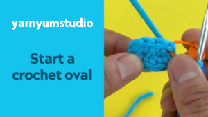 How to start an oval in crochet