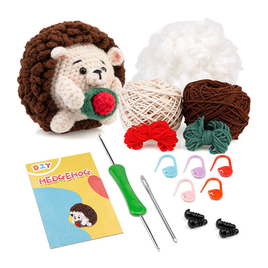 Hedgehog Hand Crochet Material Kit