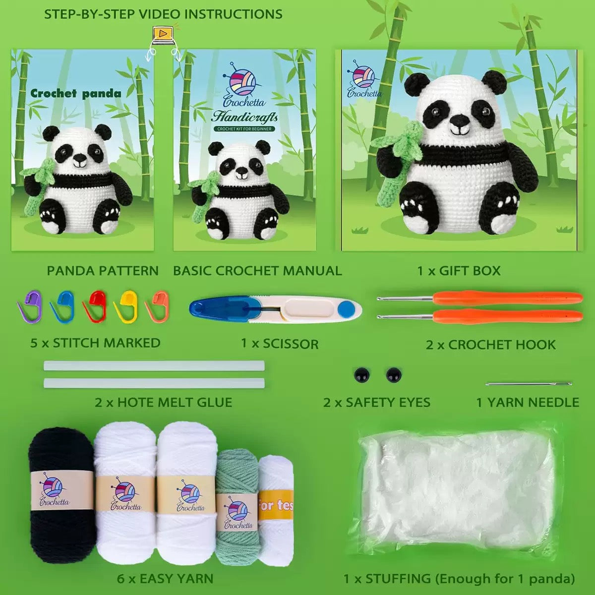Crochet Panda – Premium Quality Handmade