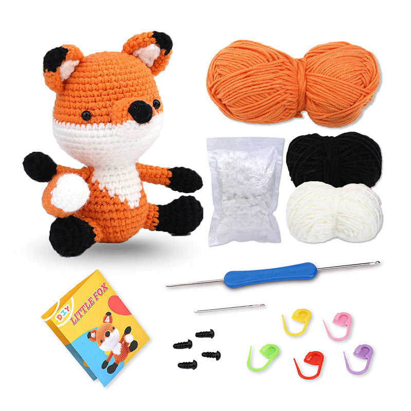 Fox Style One Hand Crochet Material Kit