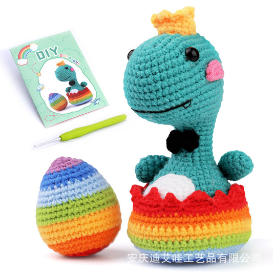 Dinosaur Egg Hand-Crochet Material Kit