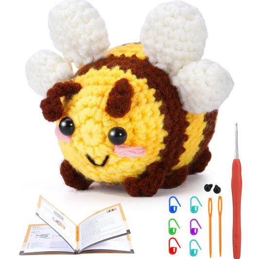 Big Bee Hand Crochet Material Kit