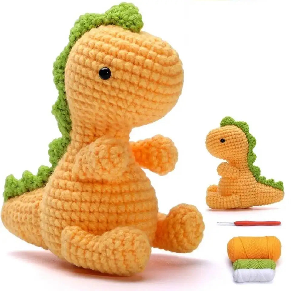 Dinosaur – Handmade Wool Doll & Ornament DIY Set