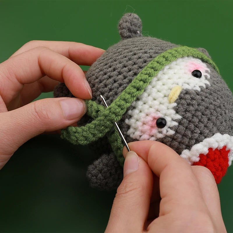 Penguin Crochet Kit – Beginner DIY Knitting Set