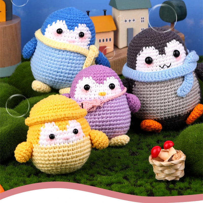 Penguin Crochet Kit for Beginners
