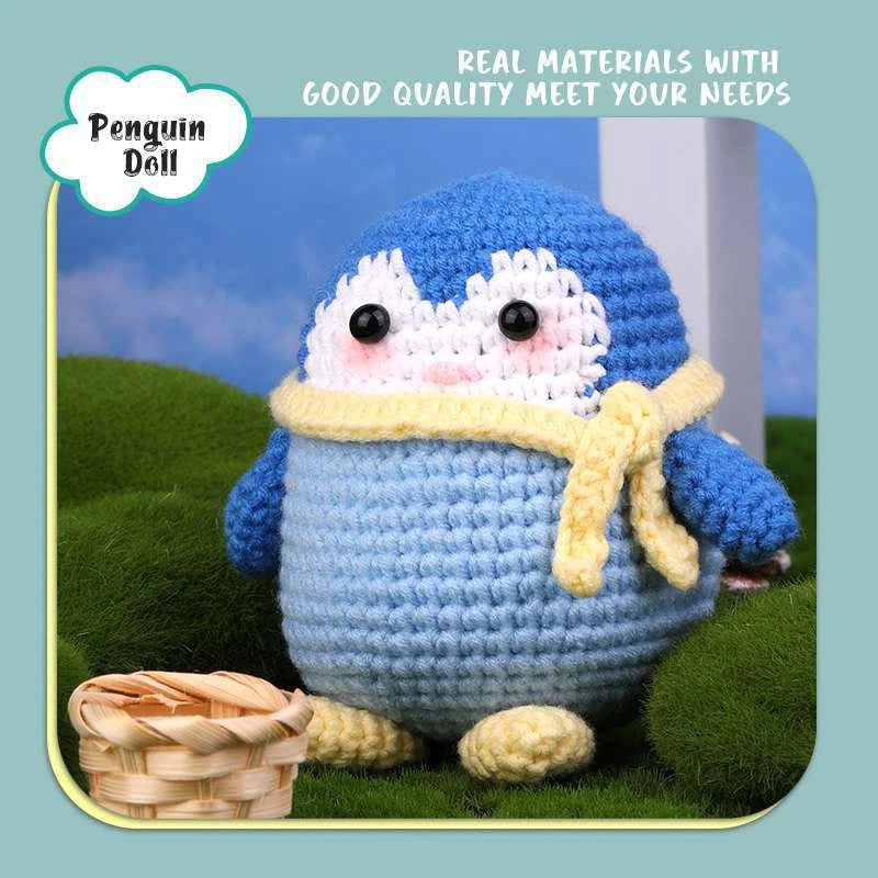Penguin Crochet Kit for Beginners