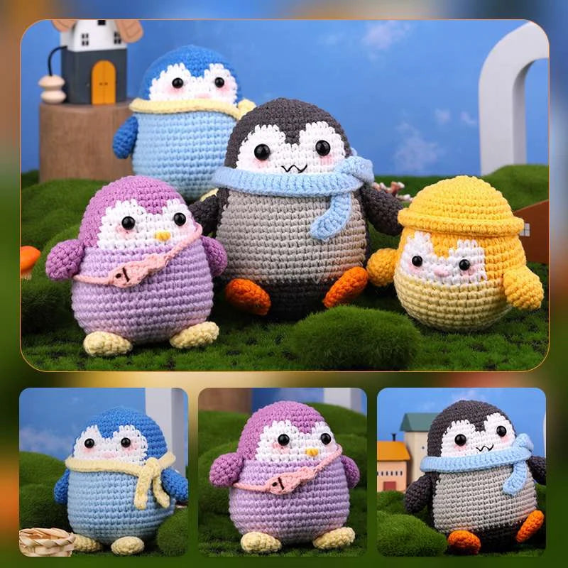 Penguin Crochet Kit for Beginners