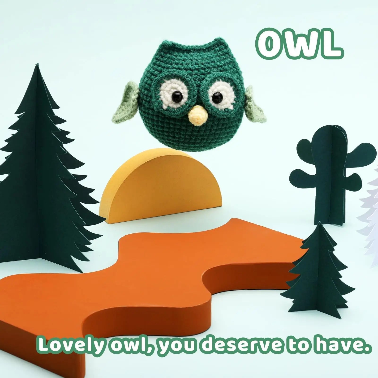 Owl Crochet Starter Kit for Beginners