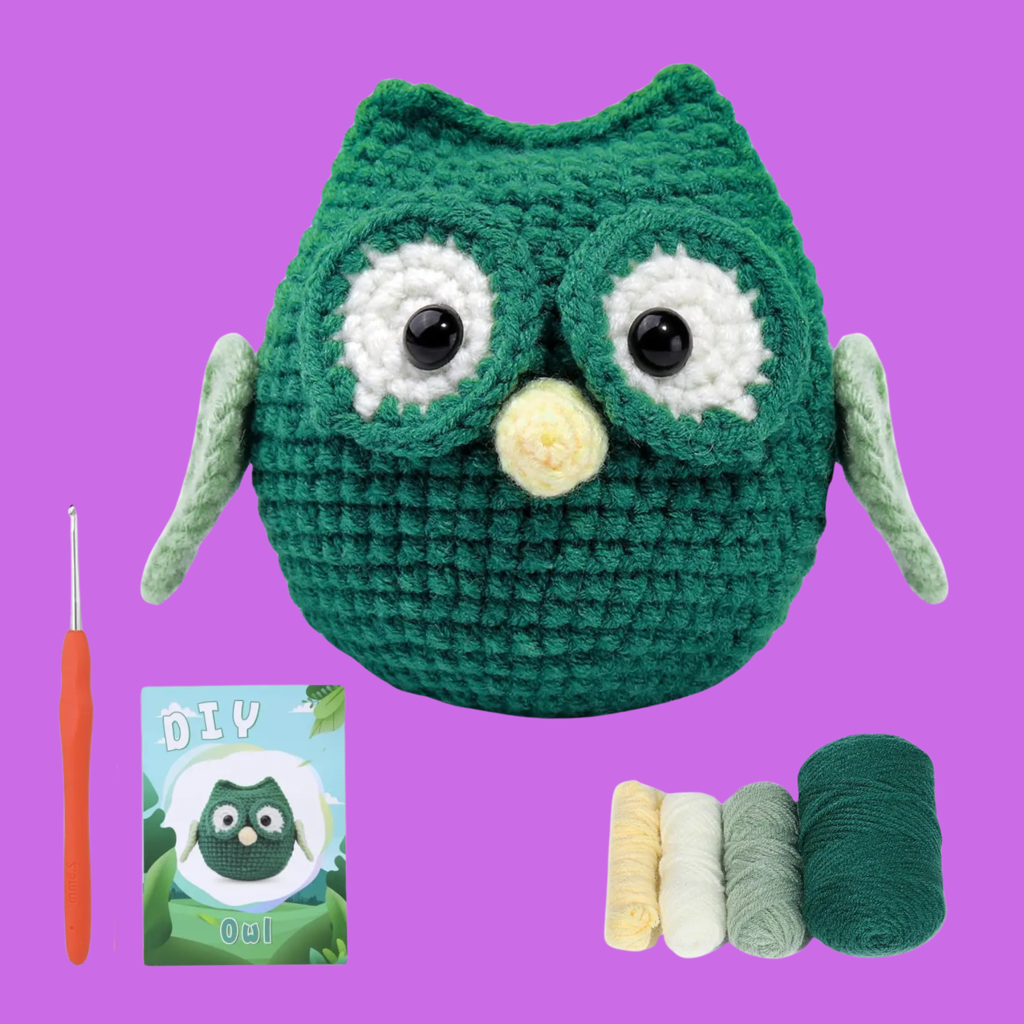 Owl Crochet Starter Kit for Beginners