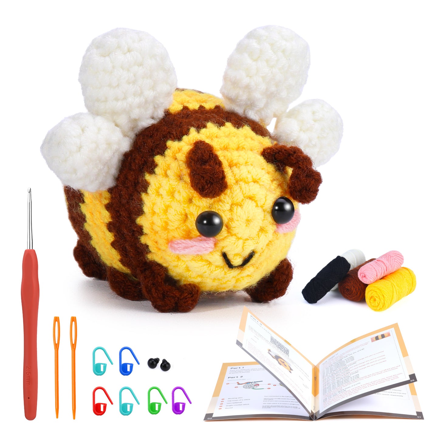 Little Bee Handmade Crochet Material Kit