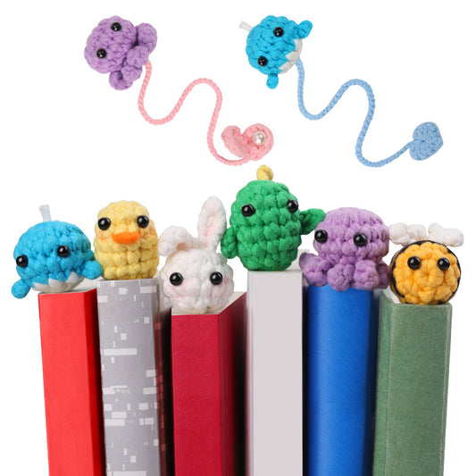 Animal Bookmark Hand-Crochet Material Kit