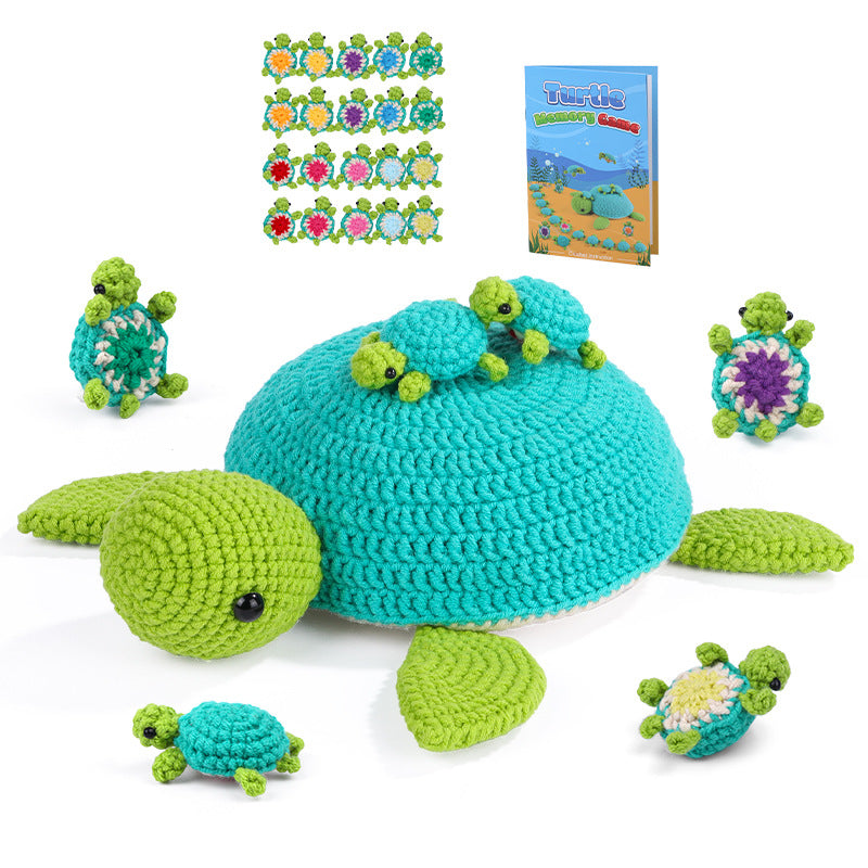 Memory Game Turtle Crochet Kit