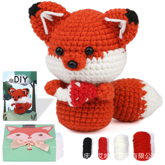 Fox Style 2 Hand Crochet Material Kit